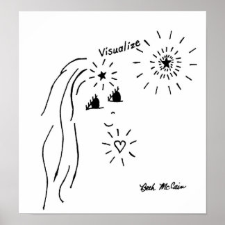 'Visualize' Canvas Print ポスター