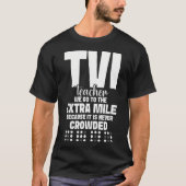 Visually Impaired Squad Extra Mile Visually Impair Tシャツ (正面)