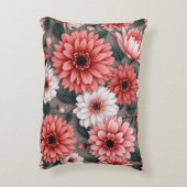 VisualNestフローラ枕シャム、枕ケース アクセントクッション (裏面(縦))