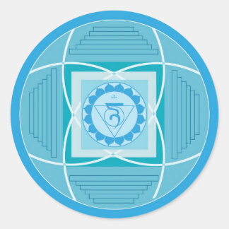 Visuddha Chakra Mandala ラウンドシール