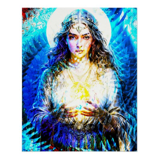 Visuelle Fraktale Vision einer Wahrsagerin ポスター (正面)