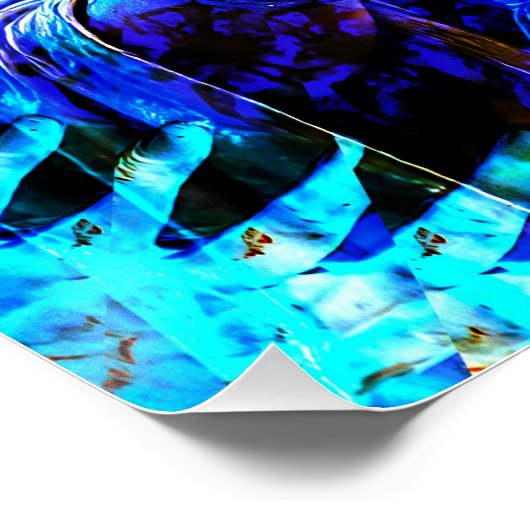 Visuelle Fraktale Vision einer Wahrsagerin ポスター (コーナー)