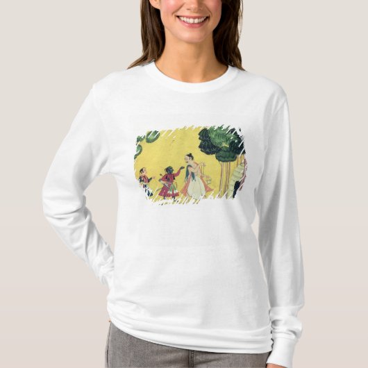 Visvamitra著伴われるRamaおよびLakshmana Tシャツ (正面)