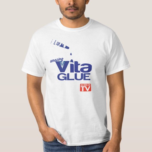 vitaの接着剤 tシャツ (正面)