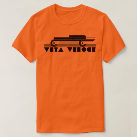 VITA VELOCEアルテフチュリスタ Tシャツ (デザイン正面)