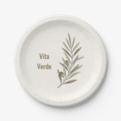 Vita Verde Collection ペーパープレート (正面)
