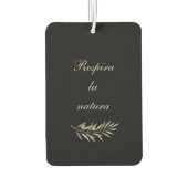 Vita Verde Collection Black カーエアーフレッシュナー (裏面)