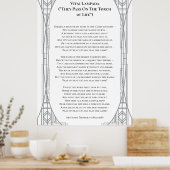 Vitai Lampadaニューボルト詩(大) ポスター (キッチン)