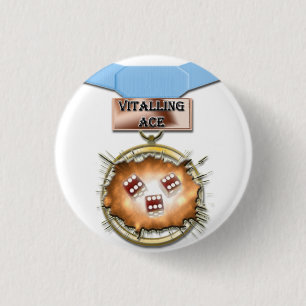 Vitallingのエースメダルボタン 缶バッジ
