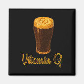 Vitamin Beer Lucky Shamrock Funny Patrick’s Day Me マグネット (正面)