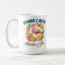 Vitamin C Meets Vitamin Sea-Tropical Flamingo Citr