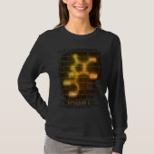 vitamin c molecule composition chemical structure tシャツ (正面)