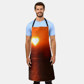 Vitamin d health life background エプロン (着用した状態)