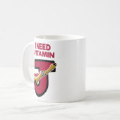 Vitamin J コーヒーマグカップ (正面左)