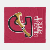 Vitamin J フリースブランケット (正面(横))