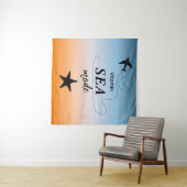 Vitamin Sea Mode Orange Summer Color Tapestry タペストリー (インサイチュ(横))