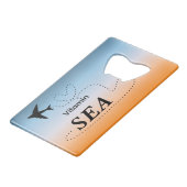 Vitamin Sea Orange Summer Color クレジットカード栓抜き (正面アングル)