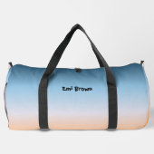 Vitamin Sea Orange Summer Color ダッフルバッグ (裏面)