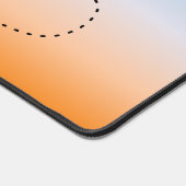 Vitamin Sea Orange Summer Color デスクマット (コーナー)