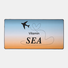 Vitamin Sea Orange Summer Color デスクマット