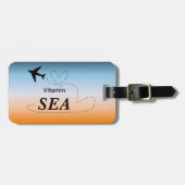 Vitamin Sea Orange Summer Color ラゲッジタグ (正面横)