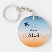 Vitamin Sea Orange Summer Color Acrylic Keychain キーホルダー (正面)