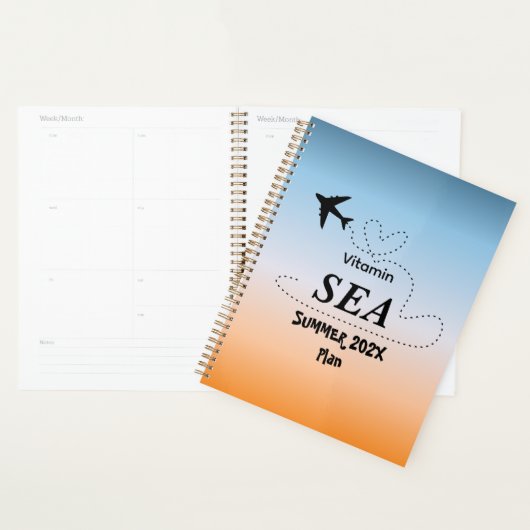 Vitamin Sea Orange Summer Color Planner プランナー手帳 (ディスプレー)