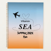 Vitamin Sea Orange Summer Color Planner プランナー手帳 (正面)