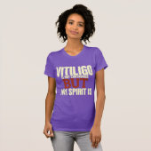 Vitiligoの認識度のTシャツ Tシャツ (正面フル)