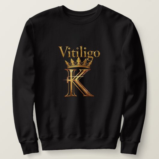 Vitiligo King スウェットシャツ (デザイン正面)