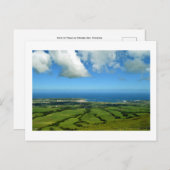 Vitoriaベイの上に表示ビーチ：テルセイラポストカード ポストカード (正面/裏面)