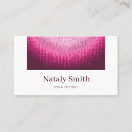 Vitrageピンクのグラデーション円のテクスチャ。ビジネスカー 名刺