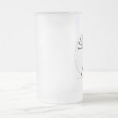 Vitruvianの骨組 フロストグラスビールジョッキ (中央)