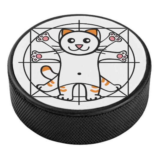 Vitruvian Cat アイスホッケーパック (3/4)