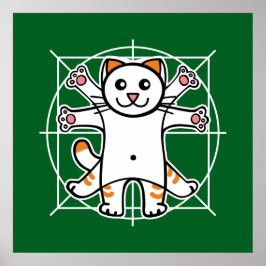 Vitruvian Cat ポスター