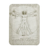 Vitruvian Man by Leonardo da Vinci マグネット (縦)