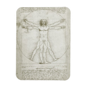 Vitruvian Man by Leonardo da Vinci マグネット