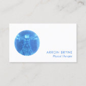 Vitruvian Man Health 気に – 物理トレーナー 名刺 (正面)