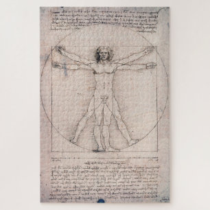Vitruvian Man, Leonardo da Vinci ジグソーパズル