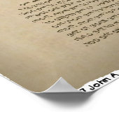 Vitruvian Stickman Poster ポスター (角)