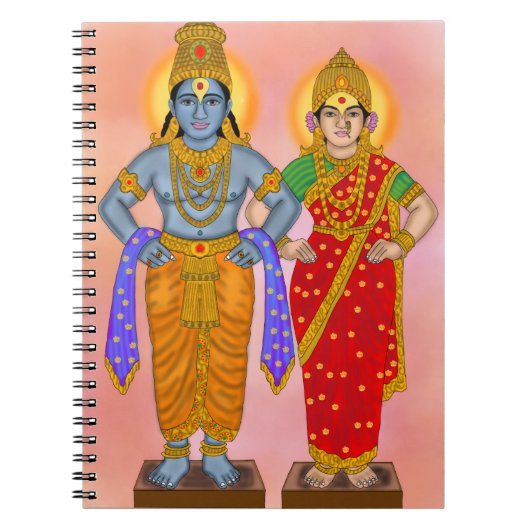 Vitthal Rukmini Stationary ノートブック (正面)