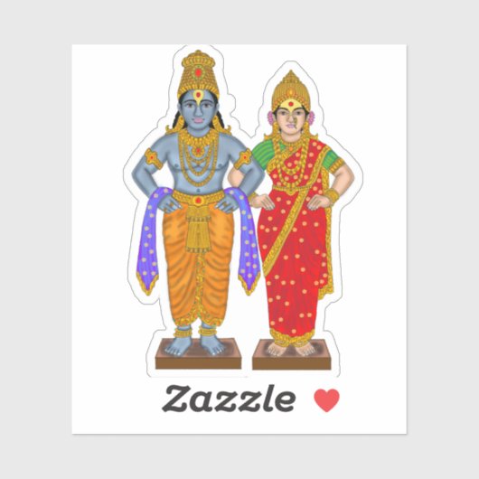 Vitthal Rukmini Sticker シール (シート)