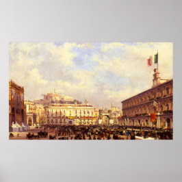 Vittorio Emanuele IIのネープルへの到着 ポスター