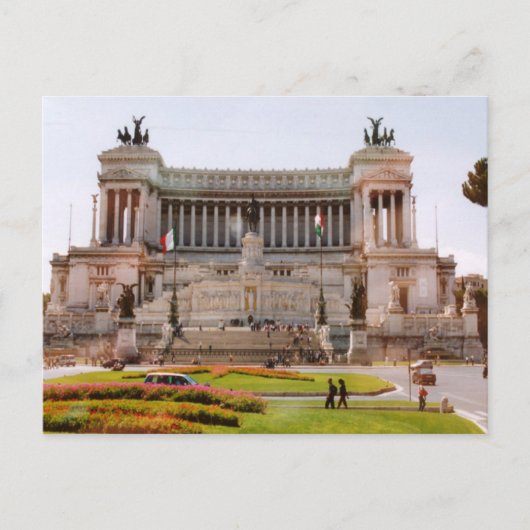 Vittorio Emmanuelle II, Piazza de Venezia, Roma ポストカード (正面)