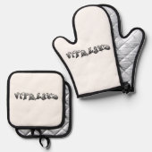 Vityland Oven Mitt and Pot Holders 鍋つかみ&鍋敷きセット (正面/裏面)