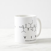 Vivペプチド名mug コーヒーマグカップ (正面右)