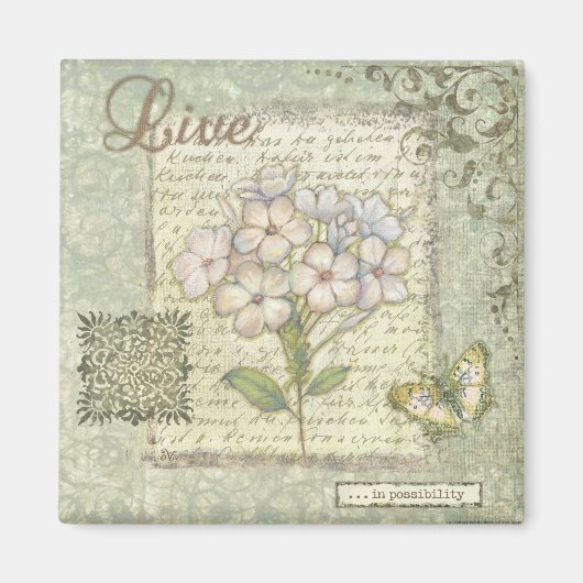 VIV23 Word 4 Live.tif マグネット (正面)