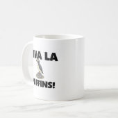 VivaのLaのツノメドリ コーヒーマグカップ (正面左)