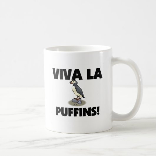 VivaのLaのツノメドリ コーヒーマグカップ (右)