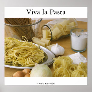 Vivaのlaのパスタ ポスター